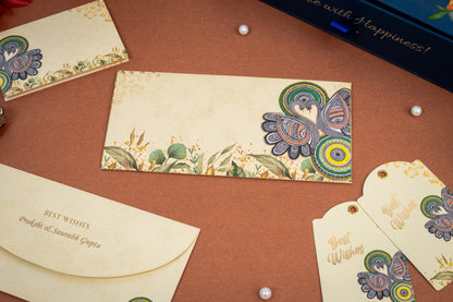 Peacock's Garden Tapestry: Money Envelopes - TRIO BOX