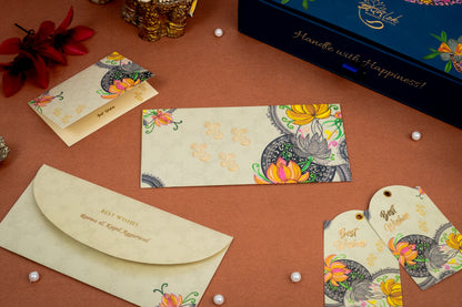 Purity in Bloom: Money Envelopes - TRIO BOX