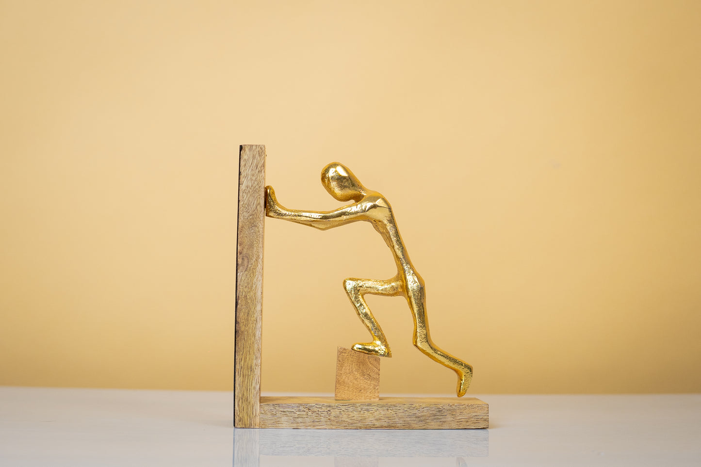 Golden Effort Bookend: A Touch of Elegance Single