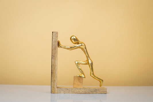 Golden Effort Bookend: A Touch of Elegance Single