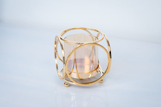 Golden Halo Votive Holder