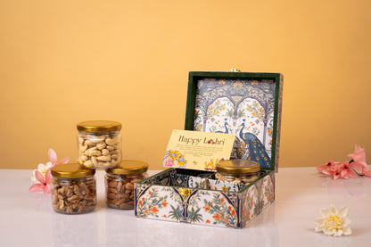 Peacock Bliss Dry Fruit Box